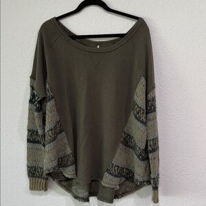 Free People Beautiful Sinner Pullover Sweatshirt